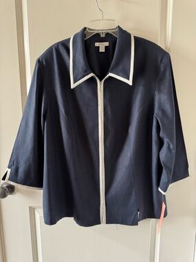 Dress Barn part linen jacket